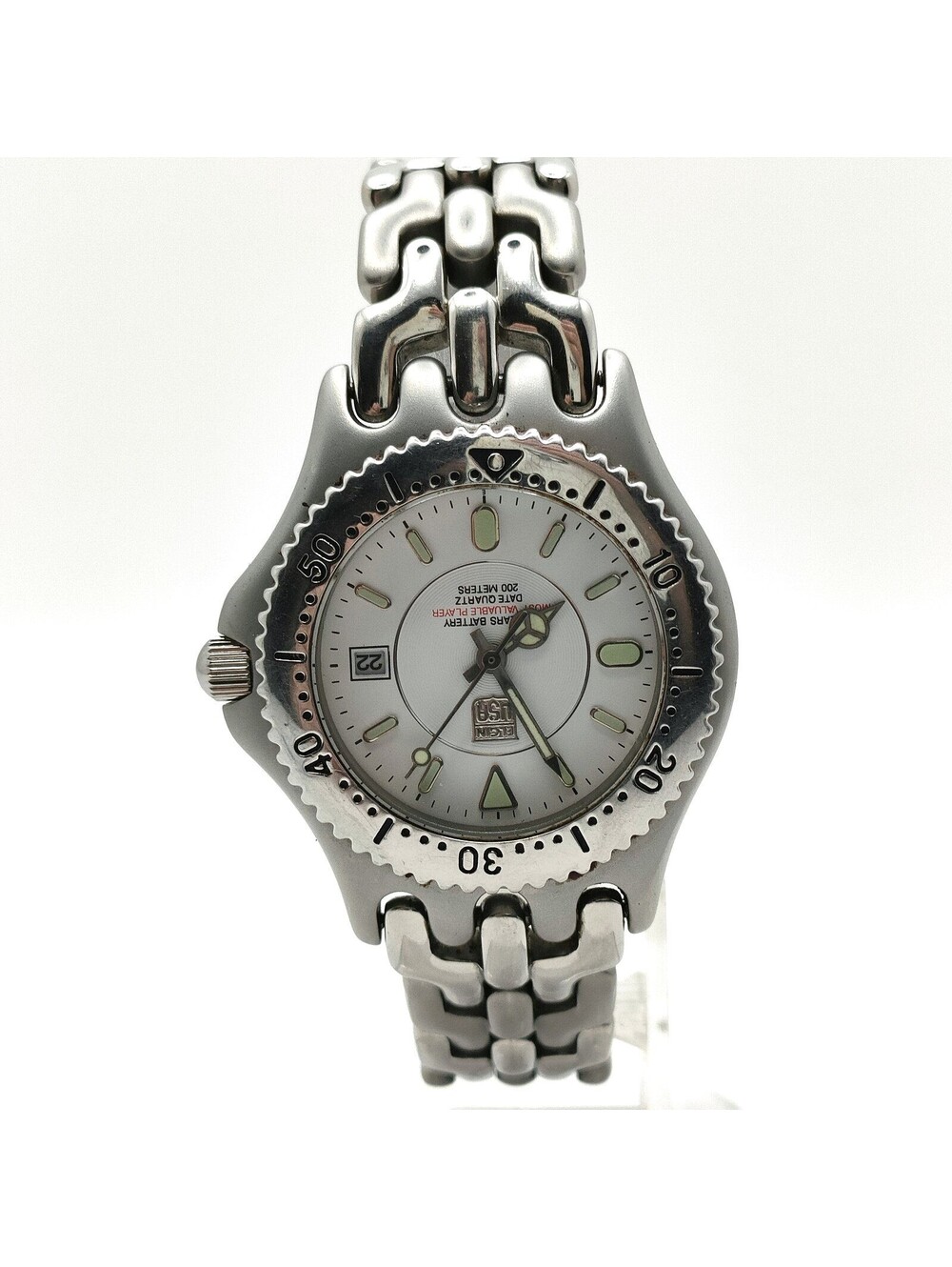 Elgin Watch FK664C 36mm Womens Whites X Silver 5522717